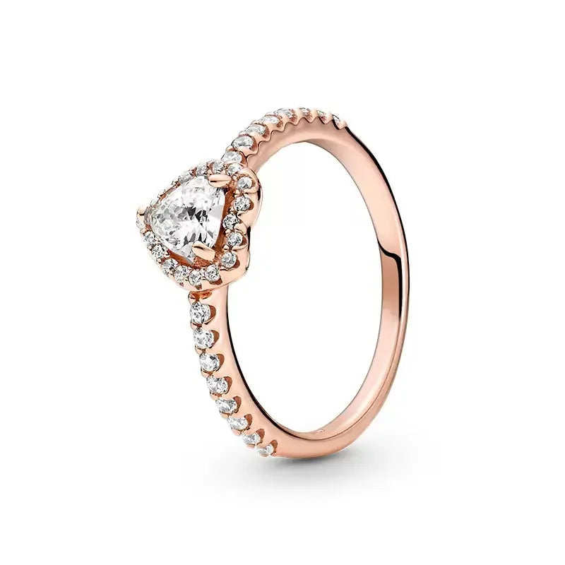 Blush Promise Ring Heart