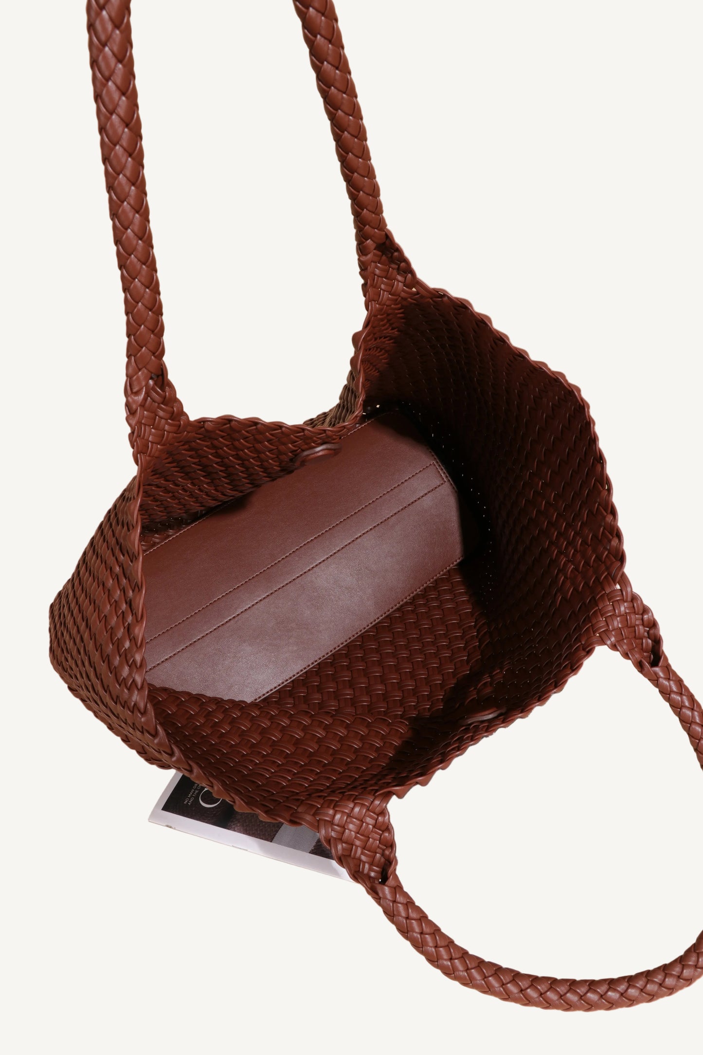 VELORÉ Woven Tote Bag Set – Structured Shopper with Pouch