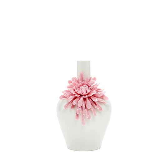 Pink Flower Vase – Luxury Ceramic Decor