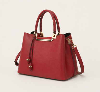 Élise Structured Leather Tote