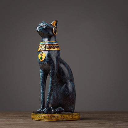 Egyptian Cat Statue – Color Bastet Decor
