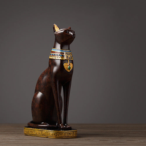 Egyptian Cat Statue – Color Bastet Decor
