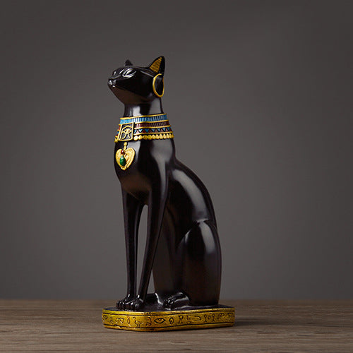 Egyptian Cat Statue – Color Bastet Decor