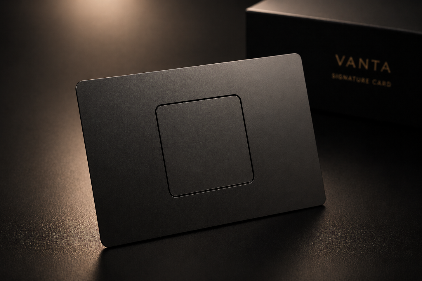 VANTA™ Signature Metal Card — NFC Digital Business Card