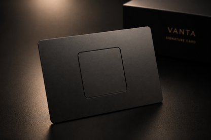 VANTA™ Signature Metal Card — NFC Digital Business Card