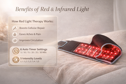 LumiRelief™ — Red & Near-Infrared LED Wellness Wrap