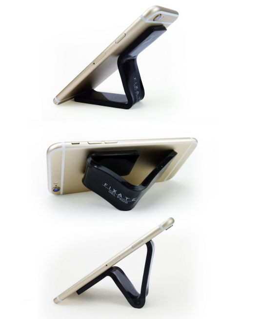Two black gel grip pads