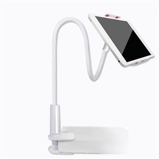White flexible clamp-on phone holder