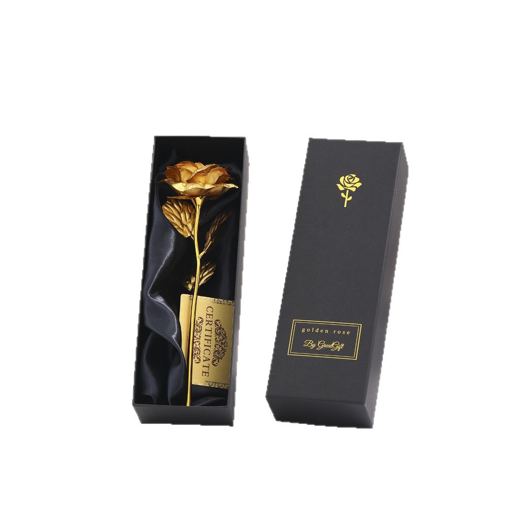 Rose Éternelle – Gold Foil Rose Gift