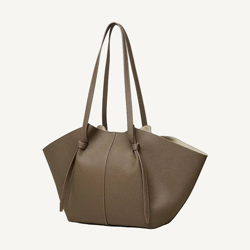 Sélene Structured Leather Tote