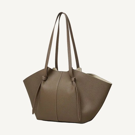 Sélene Structured Leather Tote