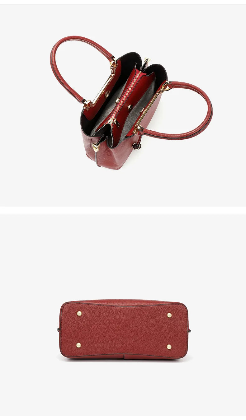 Élise Structured Leather Tote