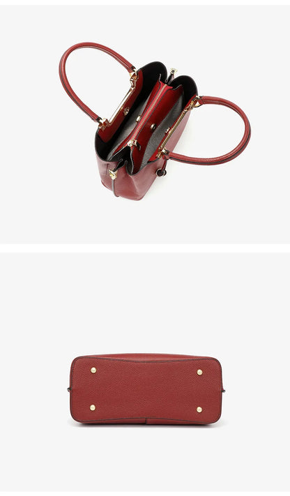 Élise Structured Leather Tote