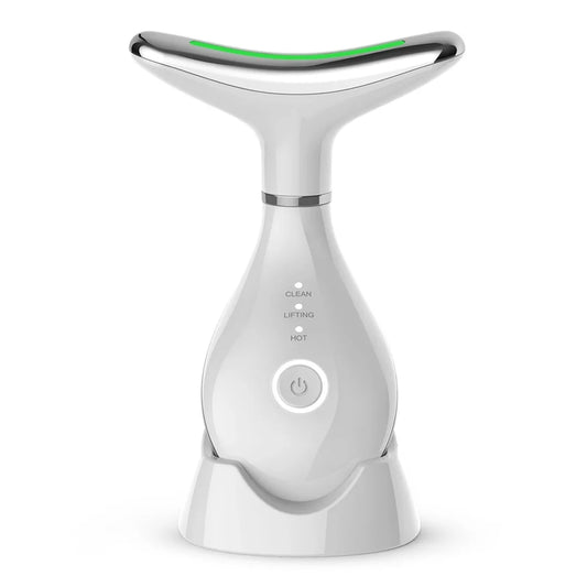 LumiContour Pro™ – Advanced LED Facial & Neck Sculpting Device