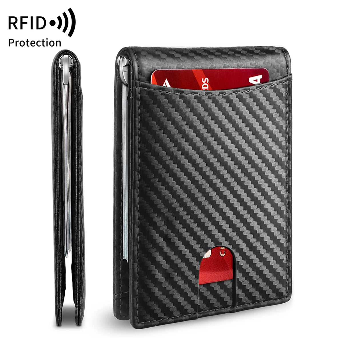 VELORÉ Carbon Wallet — Slim RFID Card Holder