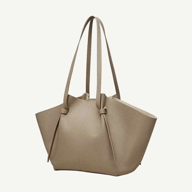 Sélene Structured Leather Tote