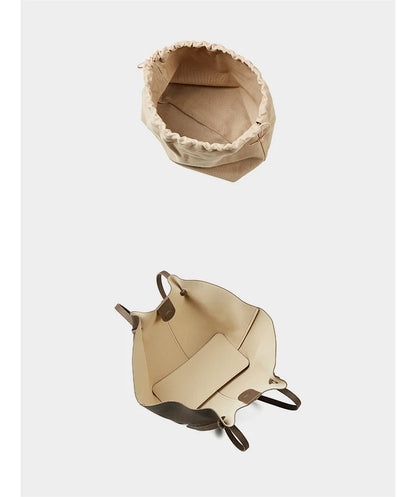 Sélene Structured Leather Tote
