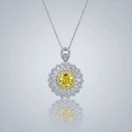 Éclat Soleil™ Yellow Halo Necklace