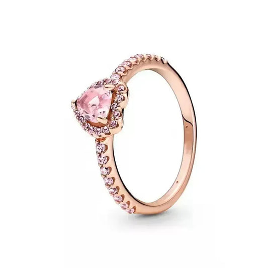 Blush Promise Ring Heart