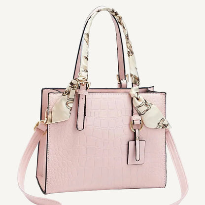 Crocodile Pattern Handbag - PU