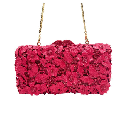 Rouge Éclat — Couture Evening Clutch