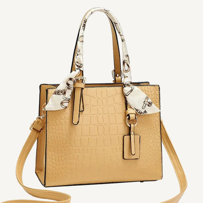Crocodile Pattern Handbag - PU