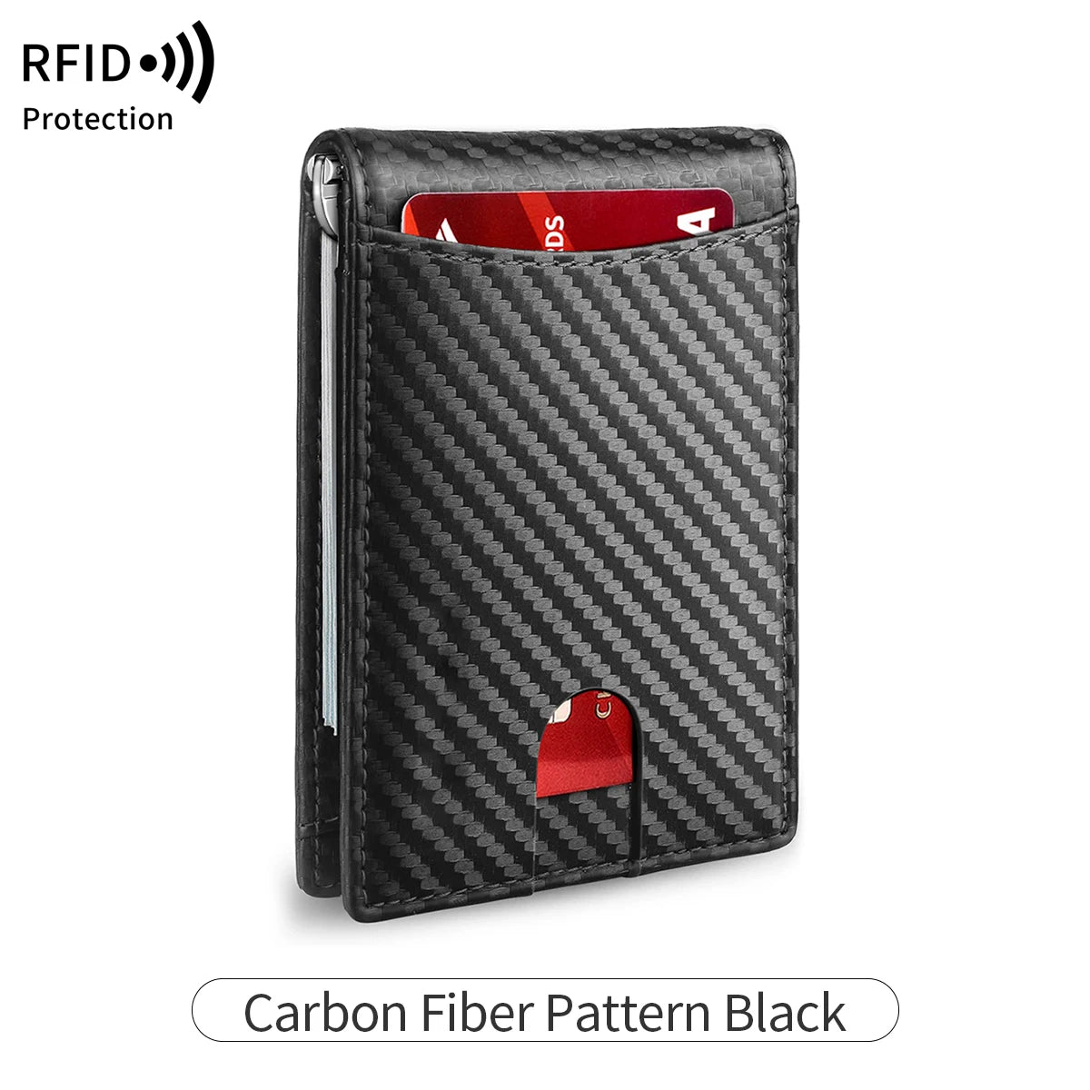 VELORÉ Carbon Wallet — Slim RFID Card Holder