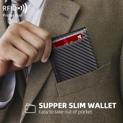 VELORÉ Carbon Wallet — Slim RFID Card Holder
