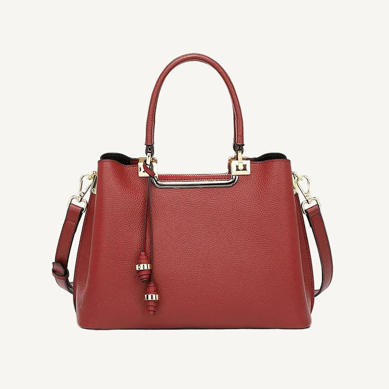 Élise Structured Leather Tote