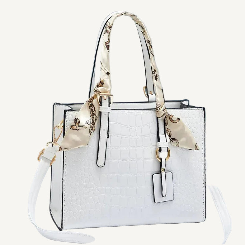 Crocodile Pattern Handbag - PU