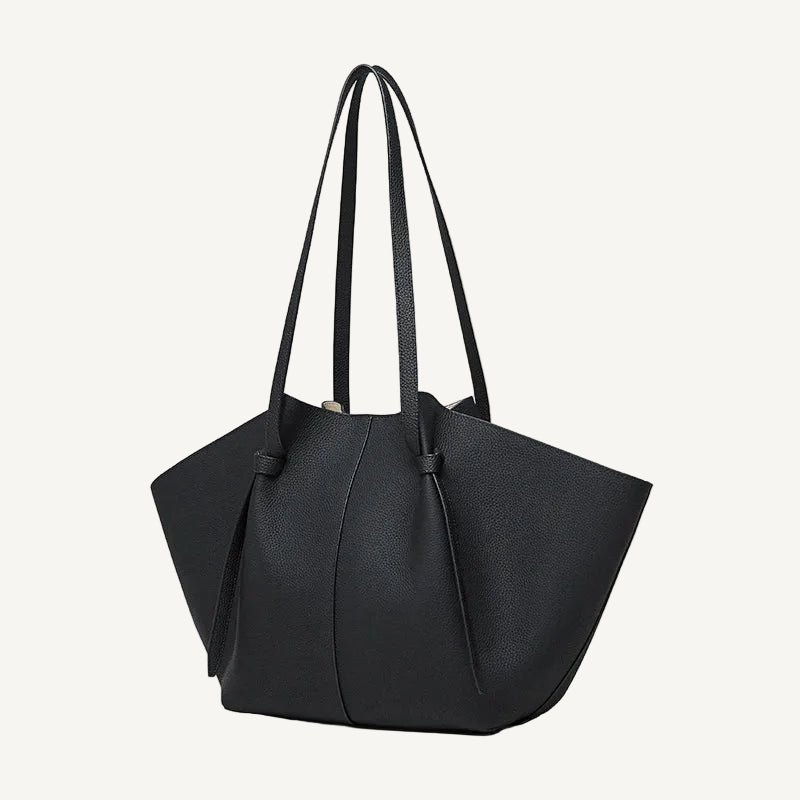 Sélene Structured Leather Tote