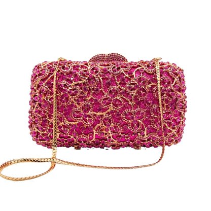 Rouge Éclat — Couture Evening Clutch