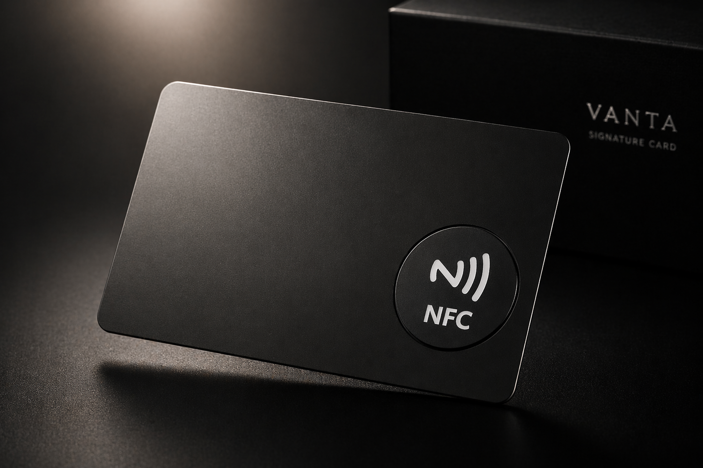 VANTA™ Signature Metal Card — NFC Digital Business Card