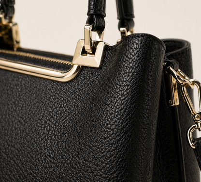 Élise Structured Leather Tote