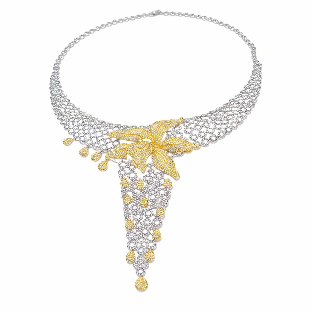Imperial Radiance – Crystal Bloom High Jewelry Set