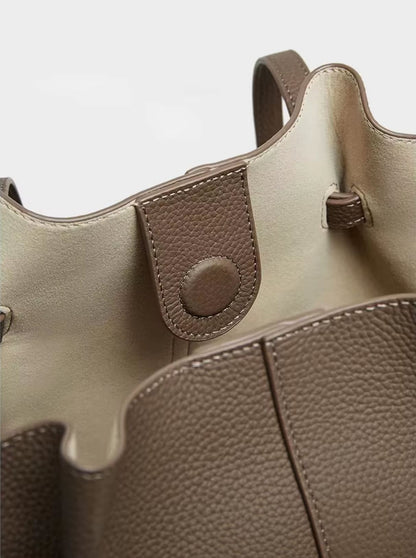 Sélene Structured Leather Tote